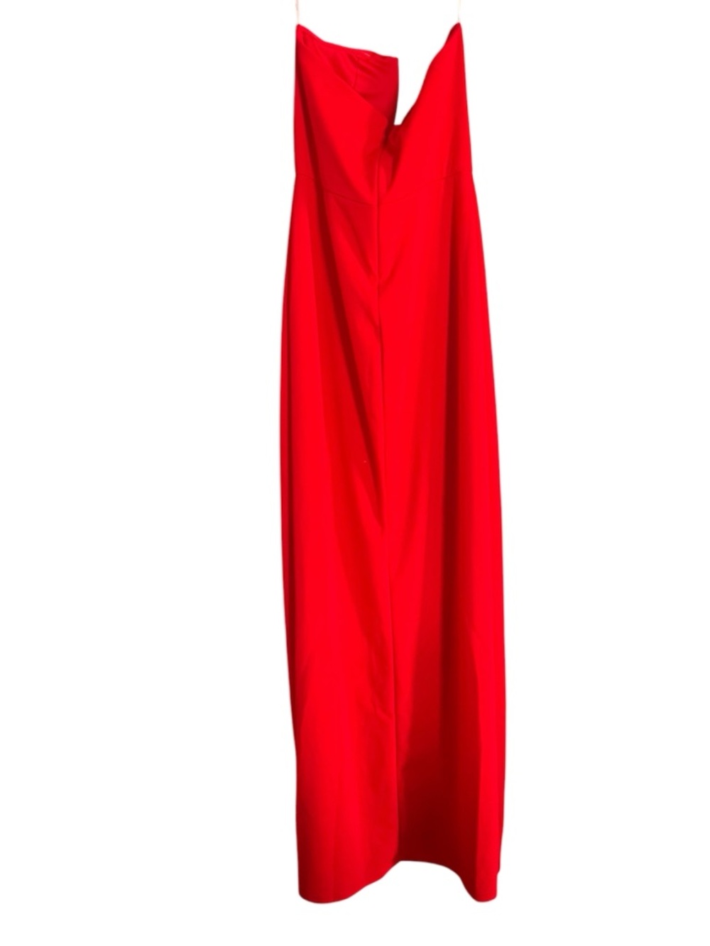Lulus Women’s Dedicated to Glamour Red Strapless Maxi Dress size Large - Picture 3 of 7